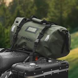 2024 New Waterproof Motorcycle Tail Bag Multi-functional Durable Rear Motorcycle Seat Bag High Capacity Motorcycle Bag 40L/66L