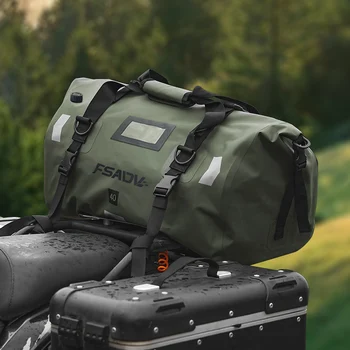 2024 Nieuwe Waterdichte Motorfiets Staart Tas Multifunctionele Duurzaam Achter Motorfiets Seat Bag Hoge Capaciteit Motorfiets Tas 40L/66L