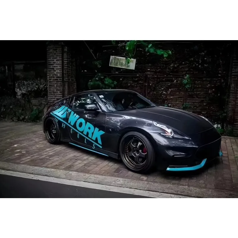 Новые бамперы для 370Z с буксировочным крюком накладками на капот спойлерами боковыми порогами передними крыльями