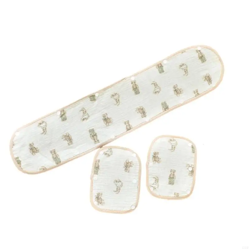 Bộ đệm xe đẩy bé Bộ tay cầm & dây đeo để tạo sự thoải mái và bảo vệ