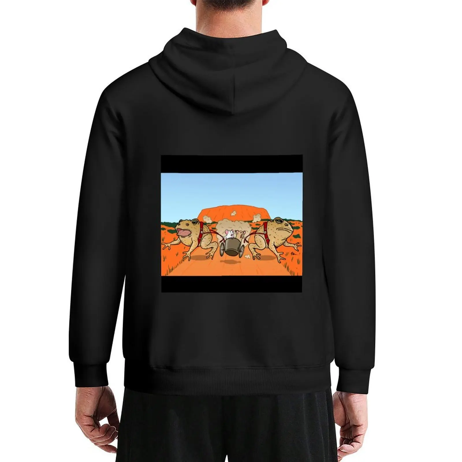 

Cane Toad Mouse Patrol Hoodie men's coat graphic t shirts men men clothing autumn jacket men hoodie