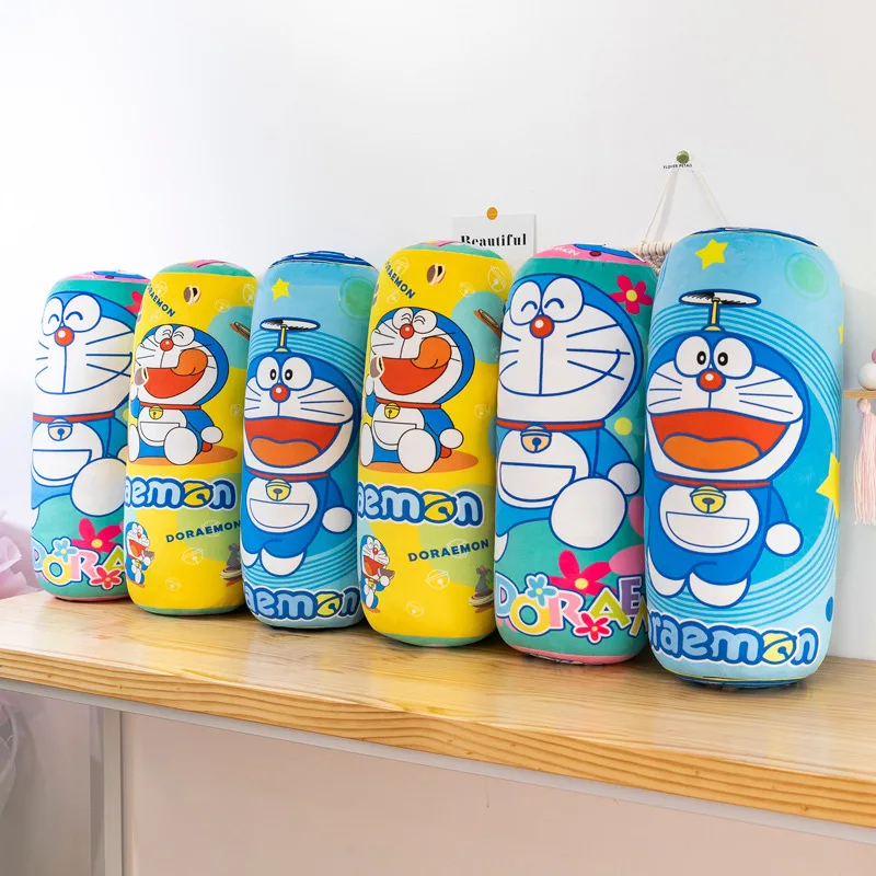 62cm Cute Doraemon Pillow Personality Creative Toy Doll Multifunctional Living Room Car Sleep Backrest Pillow Holiday Gift