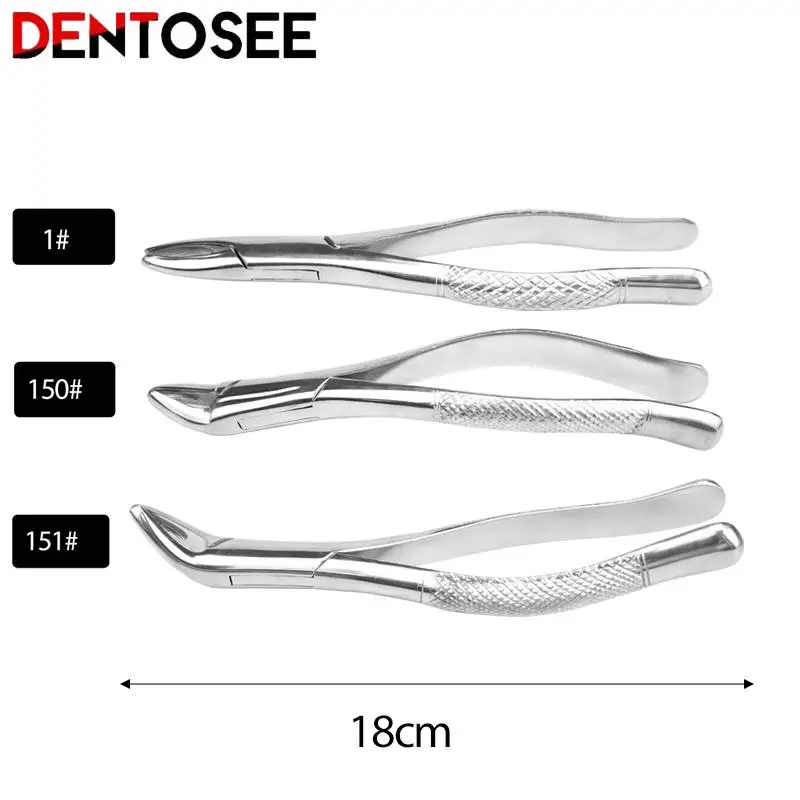 Tooth Extracting Forceps Pliers for Adults Dental Residual Root Forceps Dentist Surgical Extraction Instrument for Dental Clinic