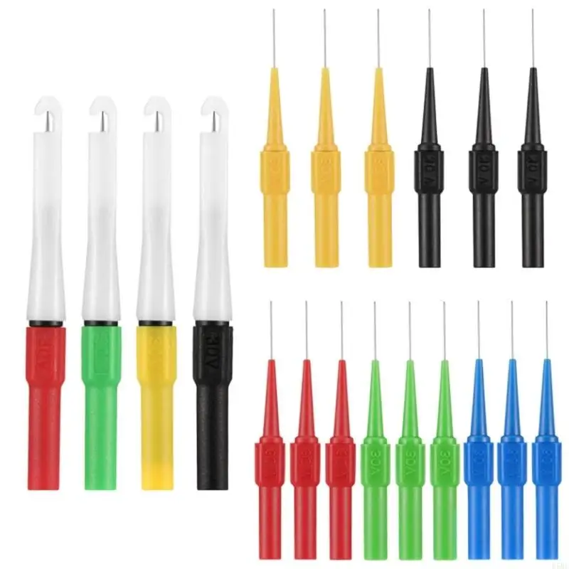 D5BE 19pcs Universal Multimeter Test Back Probe With Insulated Tip For Automotive Electrical Diagnostics And Circuit Testing