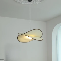 Francuska lampa artystyczna Średniowieczny salon Retro Wabi-sabi Styl Sypialnia Restauracja Gabinet Żyrandol z chipsami ziemniaczanymi Wystrój domu Lampa LED