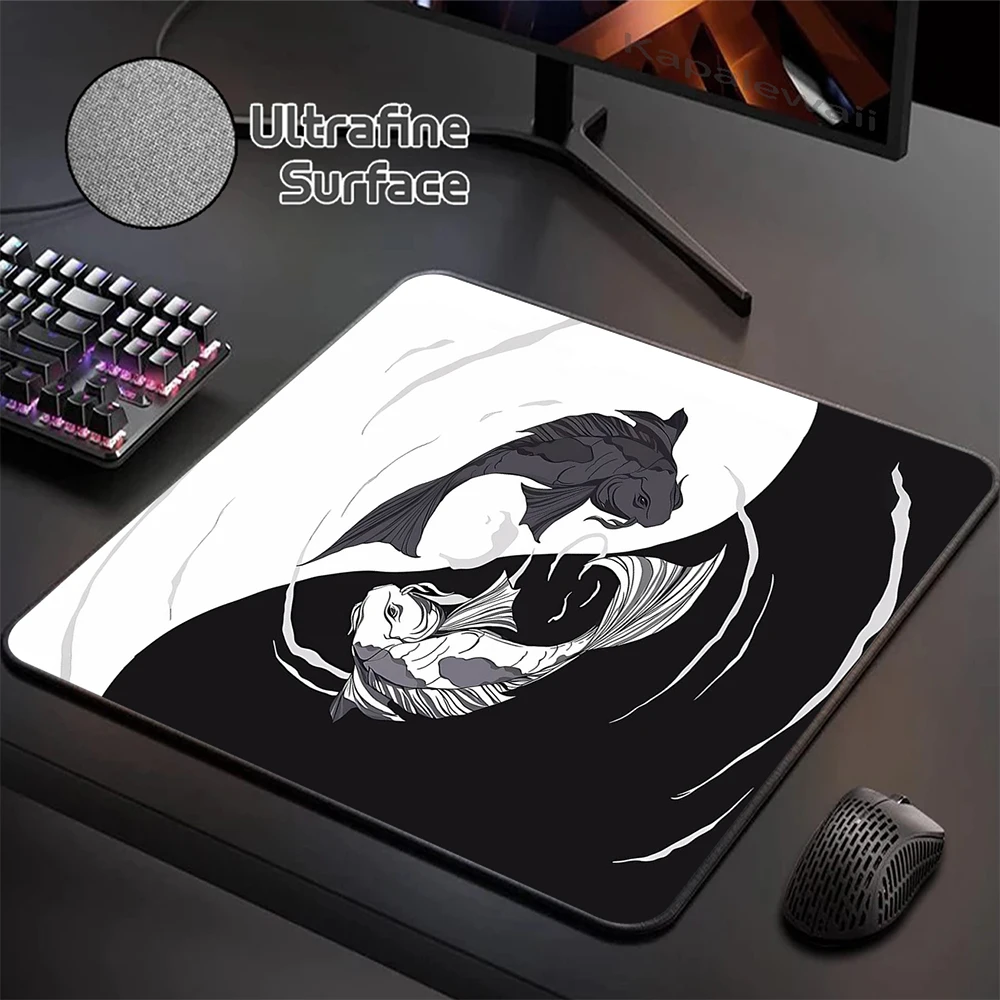 

Ultrafine Surface Mouse Pad 400X450MM Mousepad Game Japanese Style Koi Mouse Mat Gaming Speed Keyboard Pads Gamer Desk Mat