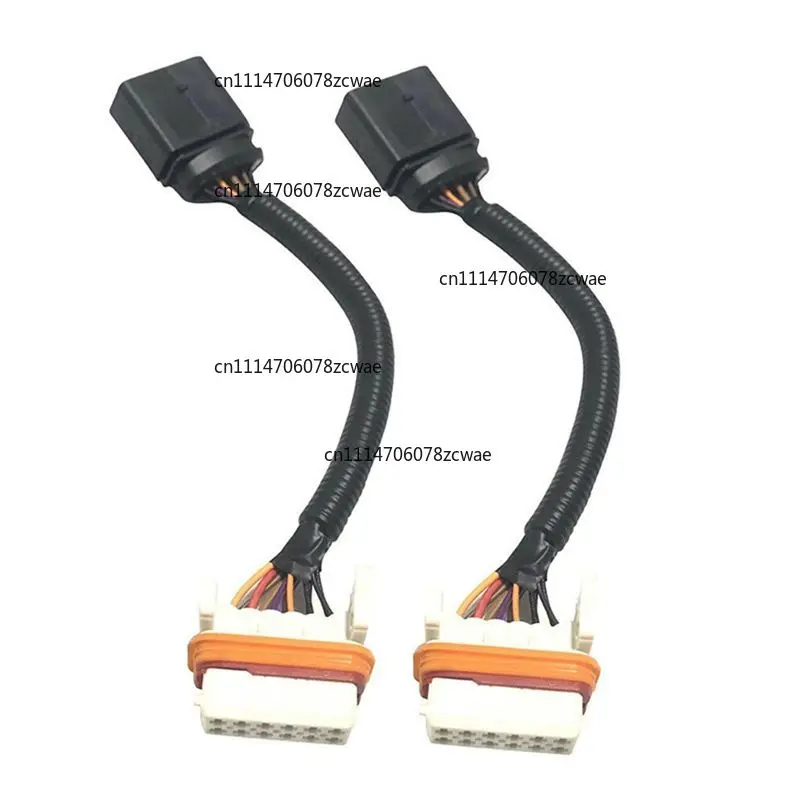 For 2004-2007 Adaptor Wire Harness 7L6-971-071-A 7L6971071A QM-2Pcs Car Headlight Wiring Harness Replacement Parts