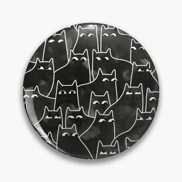 Suspicious Cats  Soft Button Pin Cartoon Metal Lapel Pin Hat Collar Cute Jewelry Funny Women Gift Brooch Lover Clothes Decor