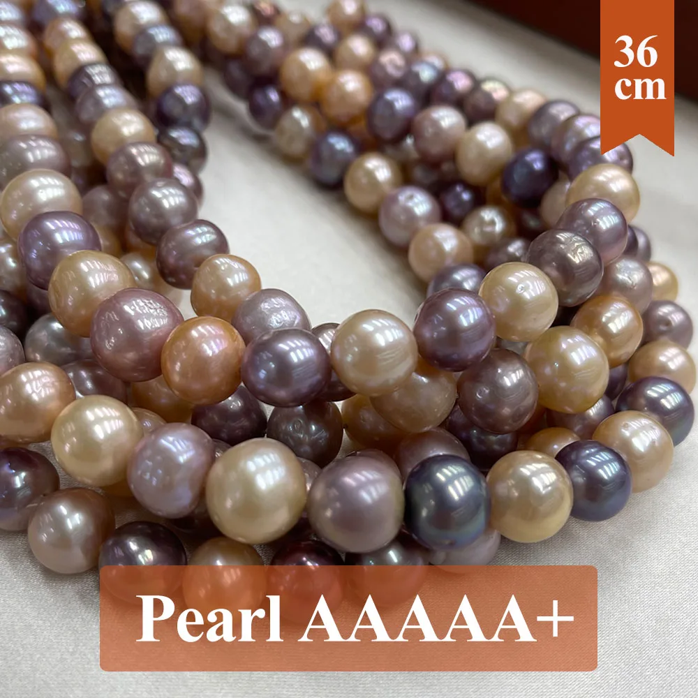 

AAAAA 100% Natural Freshwater Pearls Bead Round Pearl Loose Spacer Beaded for Making DIY Jewelry Necklace Bracelet 11-12mm