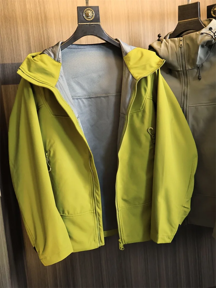 

Мужская водонепроницаемая шляпа из софтшелла для улицы, встроенный 3D нож для резки, модный городской Sle, длинное волокно из полиэфирного волокна...