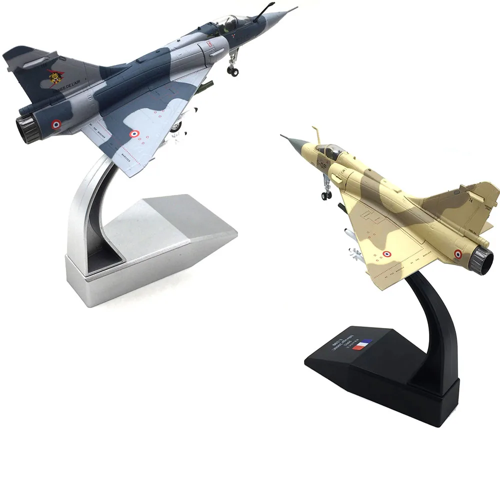 Military French Mirage 2000 Fighter 1/100 Scale Model With Stand Alloy Plane Collection For Man