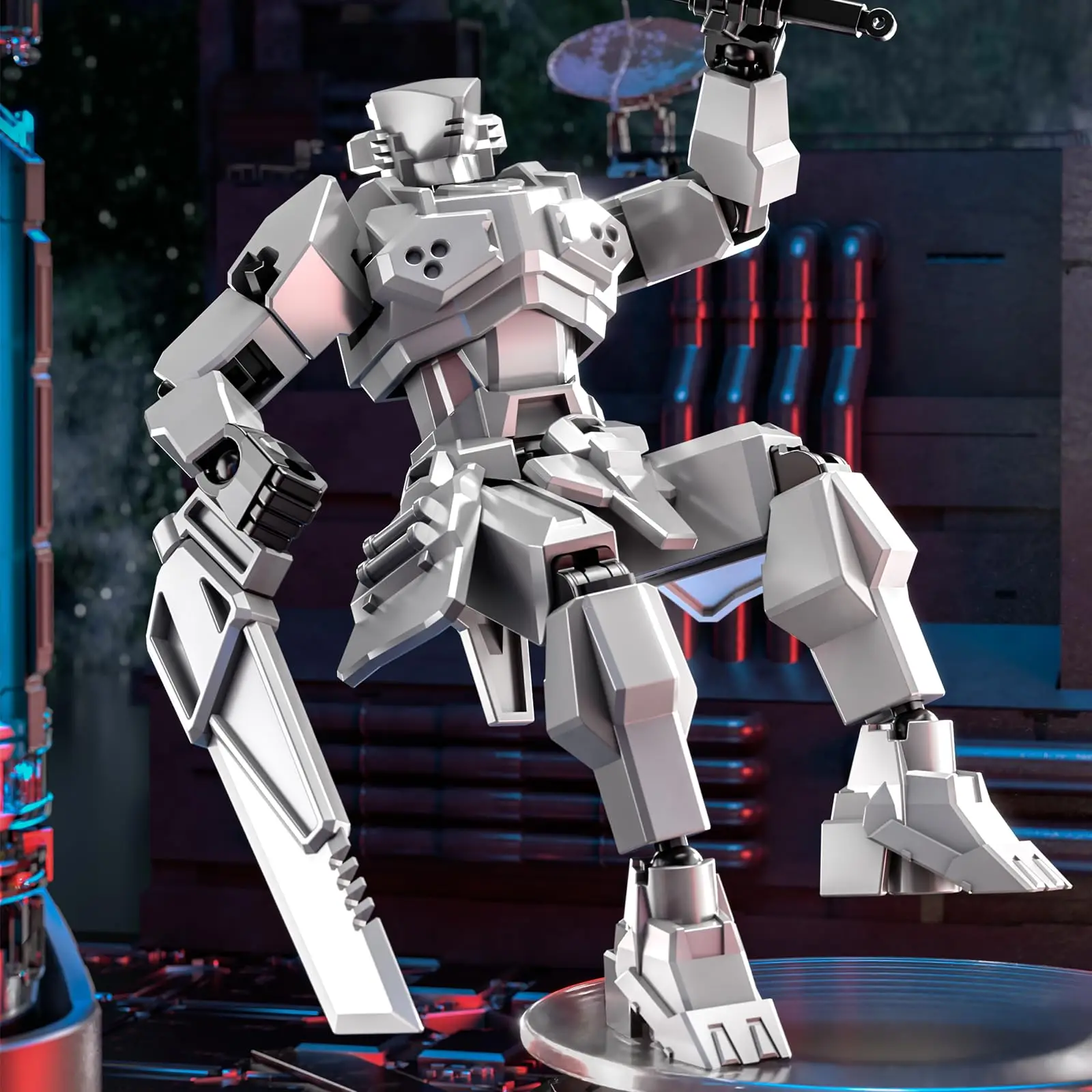 T13 Action Figure, Assembly Completed Shield Warrior Titan 13 Action Figures, Multi-Jointed Movable Action Figure, Lucky 13 Robo