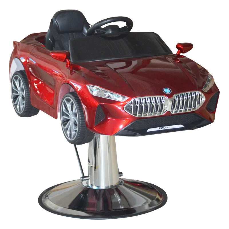 Synthetic Leather Barber Shop Hotel Chair New Design Hydraulic Hair Cutting Chair With Music Car Design For Kids Beauty Salon