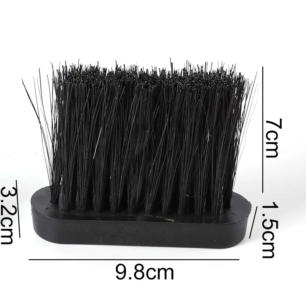 2Pcs Fireplace Brush Hearth Chimney Cleaning Brush Stove Sweep Oblong Replacement Broom Wall Cleaning Brush Home Cleaning Tools