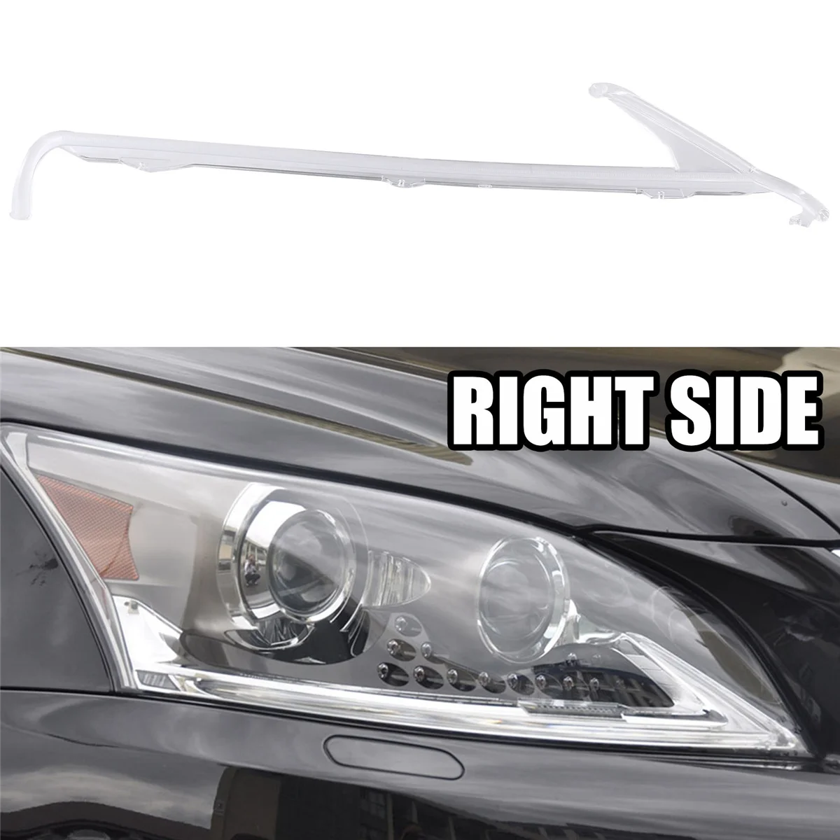 Per Lexus LS460 2013-2016 LED DRL striscia di guida della luce del faro luce di marcia diurna lampada frontale che emette tubo destro