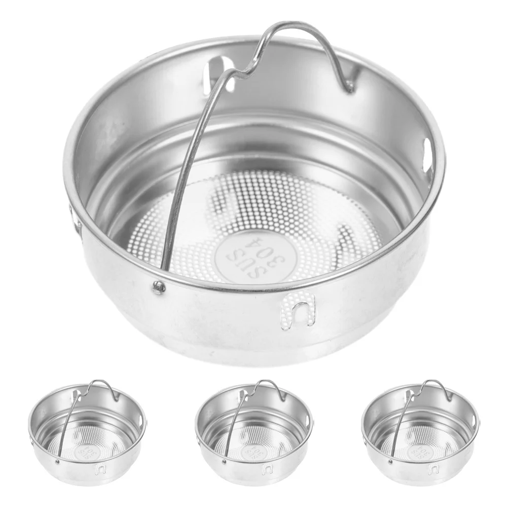 

4Pcs Stainless Steel Tea Infuser for Loose Leaf Tea Fine Mesh Reusable Strainer Filter Easy Clean Home Travel Bottle Use