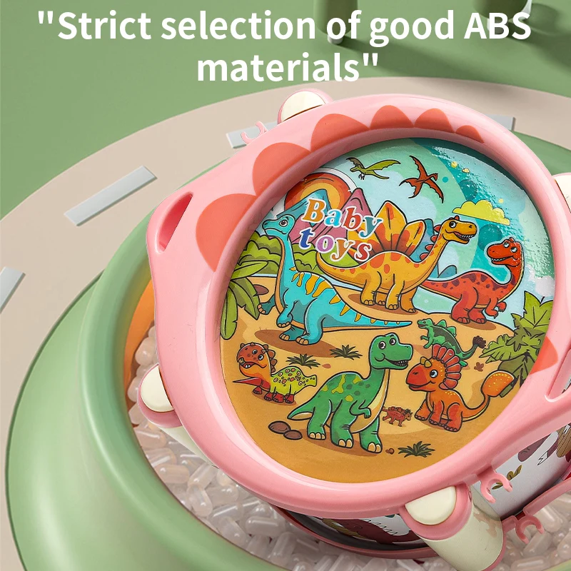 مجموعة طبلة أطفال لطيفة، مناسبة للأطفال والآلات الموسيقية الملونة