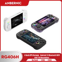 ANBERNIC RG406H Handheld Game 4Inch IPS HD Screen Android 13 Bluetooth WIFI Retro Video Player Console Hall Joystick 8G+128G