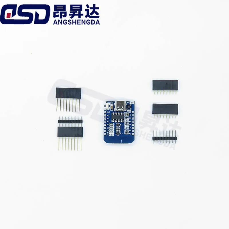 Wemos D1 Mini TYPE-C/MICRO USB ESP8266 ESP-12F CH340G V2 Płytka Rozwojowa WIFI D1 Mini NodeMCU Lua IOT Board 3.3V Z Pinami — zdjęcie produktu 3
