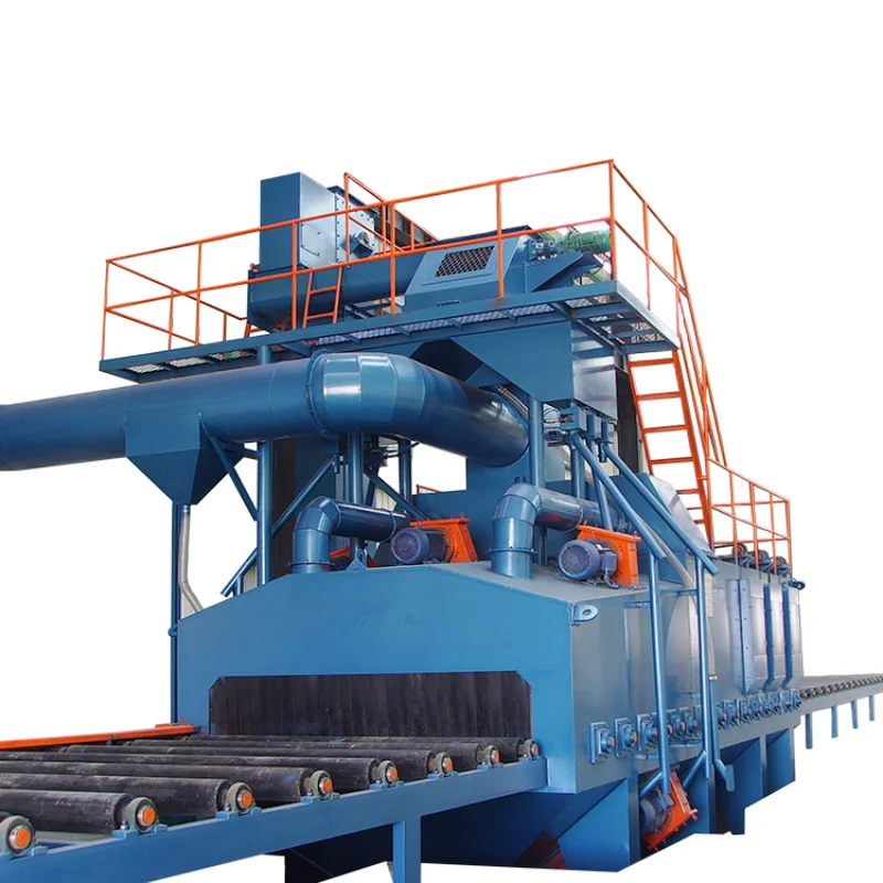 Good Quality Roller Conveyor Stone Marble Granite Shot Blasting Machine