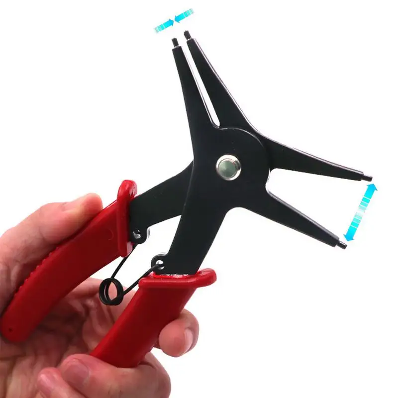 

Circlip Plier Removal Pliers 2 In 1 Snap Ring Pliers Snap Ring Removal Tools For Removing Inner And Outer Snap Rings Dual Head