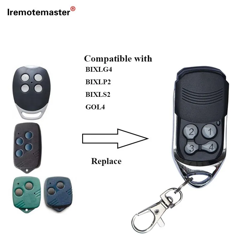 For DITEC garage remote control Ditec BIXLS2 BIXLP2 GOL4 BIXLG4 rolling code garage remote 433MHz fixed code opener