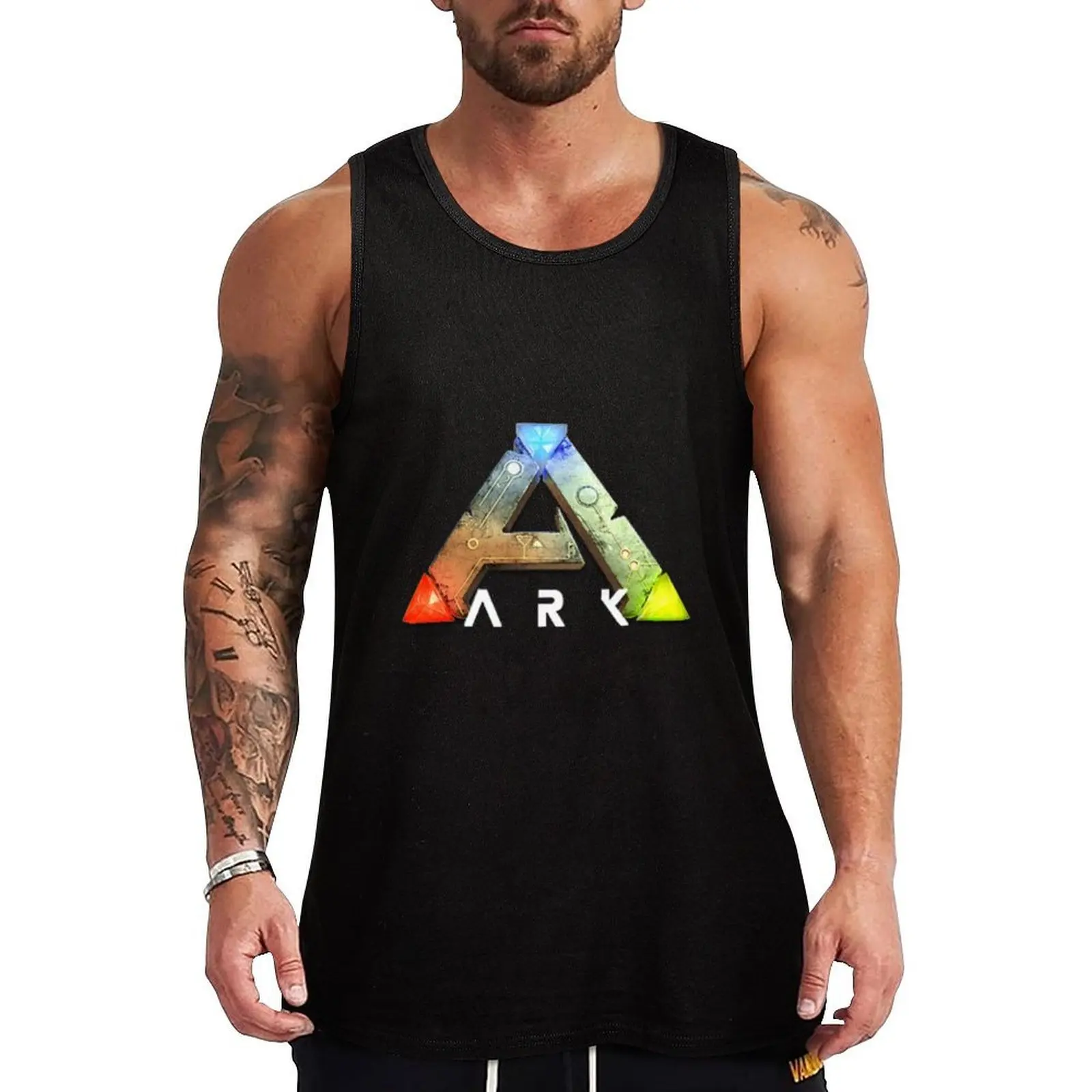 Ark Survival Logo Tank Top Cotton Tank Top Soft Casual Sleeveless Shirt