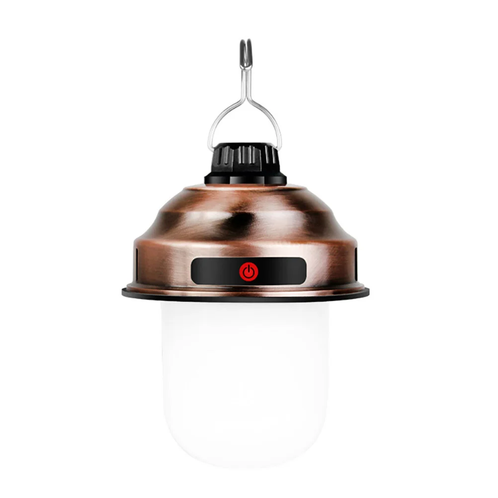 1 قطعة مصباح التخييم LED القابل لإعادة الشحن تصميم مدمج في الهواء الطلق مصباح الخيمة المحمولة فانوس فائق السطوع للمغامرة المشي لمسافات طويلة #3