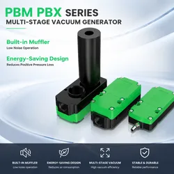 PBX PBM5/10/20/30 A/B/C Energy Saving Multi-Stage Vacuum Generator Pneumatic High Flow High Suction Negative Pressure Industrial