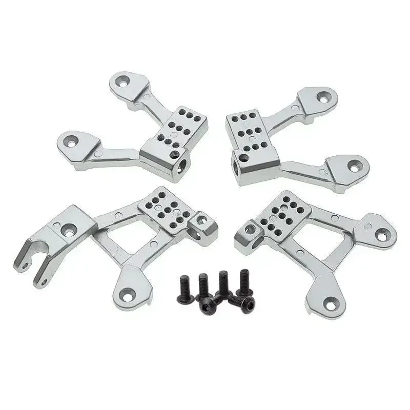 

4PCS Metal Front & Rear Shock Damper Towers Mount Hoops for Axial SCX10 II 90046 90047 1/10 RC Crawler Upgrade Parts