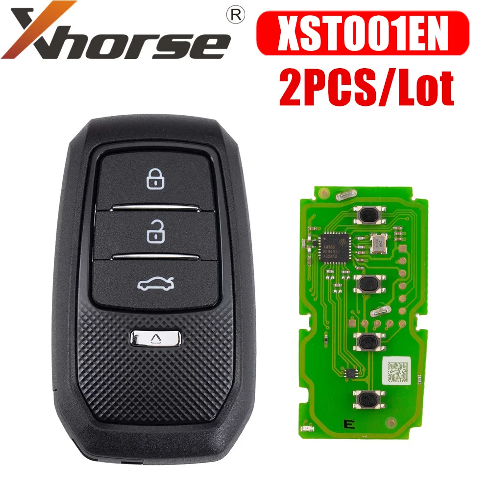 

Xhorse XSTO01EN FENG.T Univeral TOY.T Smart Key for Toyota XM38 Support 4D 8A 4A All in One 2PCS/Lot