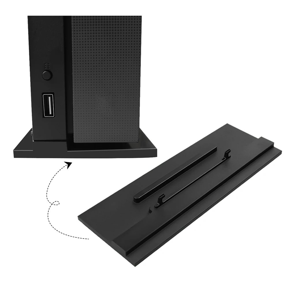 

​Vertical Bracket Cooling Stand for Xbox One X Scorpio Game Console Base Holder Non-slip Dock Station Case