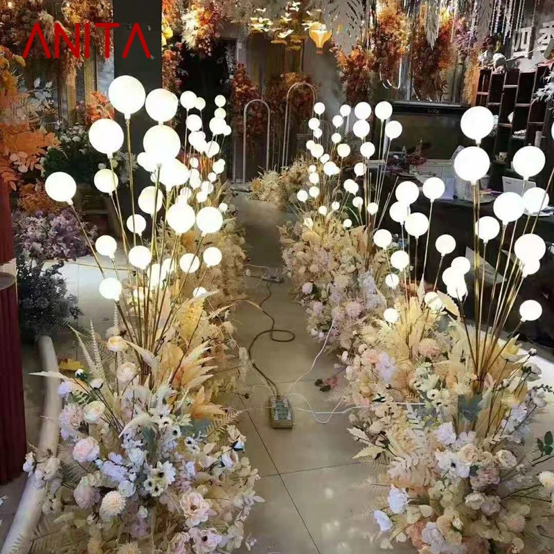 

ANITA Modern Wedding Lights Festive Atmosphere LED Evening Stage Lights Roads Small Apples Fresh Background Decoration