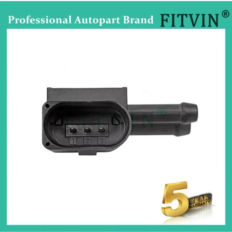 Differential Pressure Sensor for AUDI A3, SEAT ALHAMBRA IBIZA, SKODA FABIA SUPERB OCTAVIA, VW AMAROK BEETLE CRAFTER 076906051B view 4