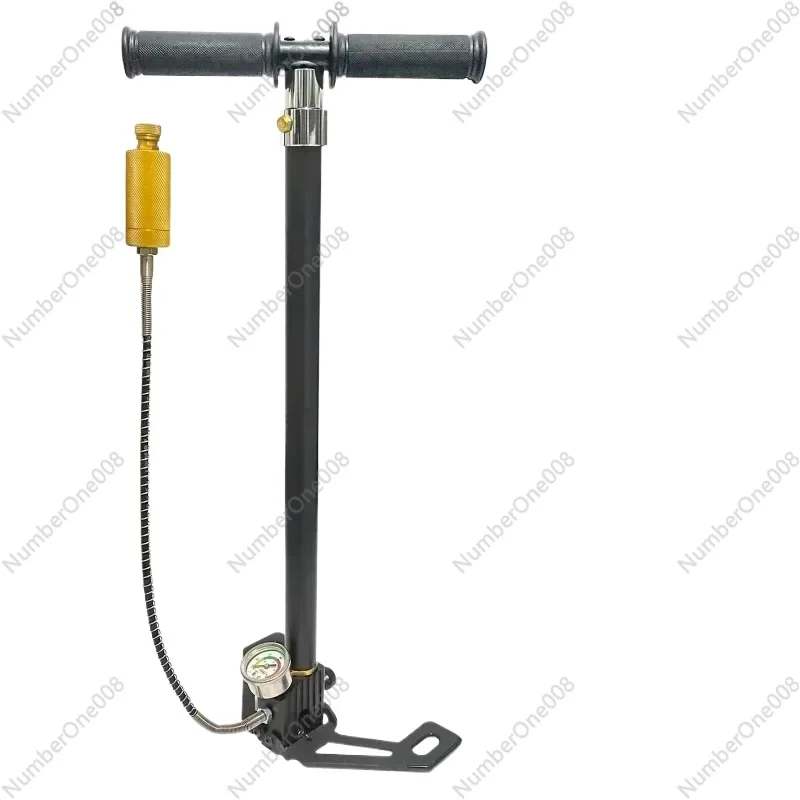 Pompe à main haute pression, 4 étages, 30mpa, 4500psi, PCP, actionné, HPA, précieux, chasse, voiture, vélo, fusil à air comprimé