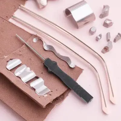 

Metal Eyeglass Temple Replacement Accessories Rose Gold Lightweight Cushioned Arms Nonslip Design Comfortable Ear