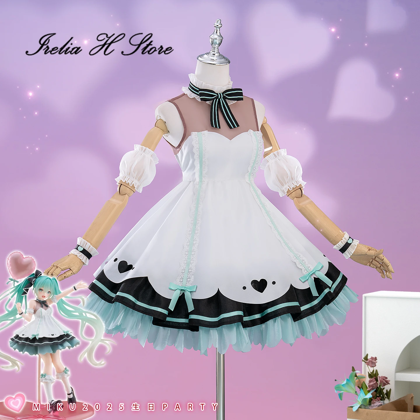 

Irelia H Anime Mi cos k u Maid Dress For Women Cosplay Costume 2025 Party dress Halloween Costumes