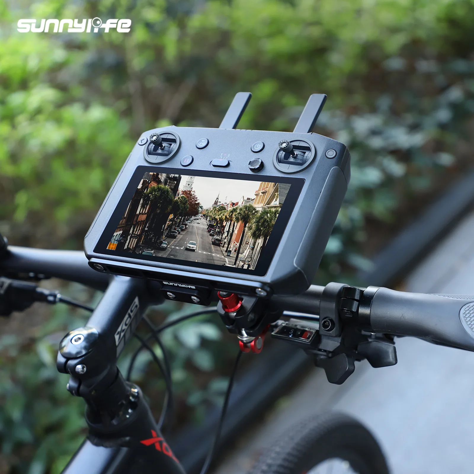Sunnylife 원격 컨트롤러 홀더 RC PRO/DJI 스마트 컨트롤러 용 촬영 액션 카메라 라이딩 브래킷 마운트, 자전거에 장착
