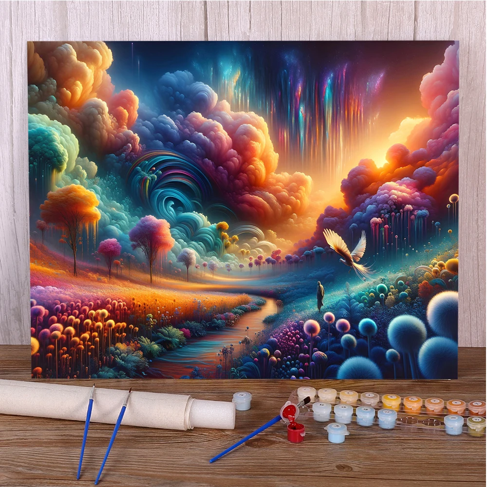 

Landscape Beautiful Nature Painting By Numbers Crafts Supplies For Adults Home Decoration Personalized Gift Ideas Wholesale