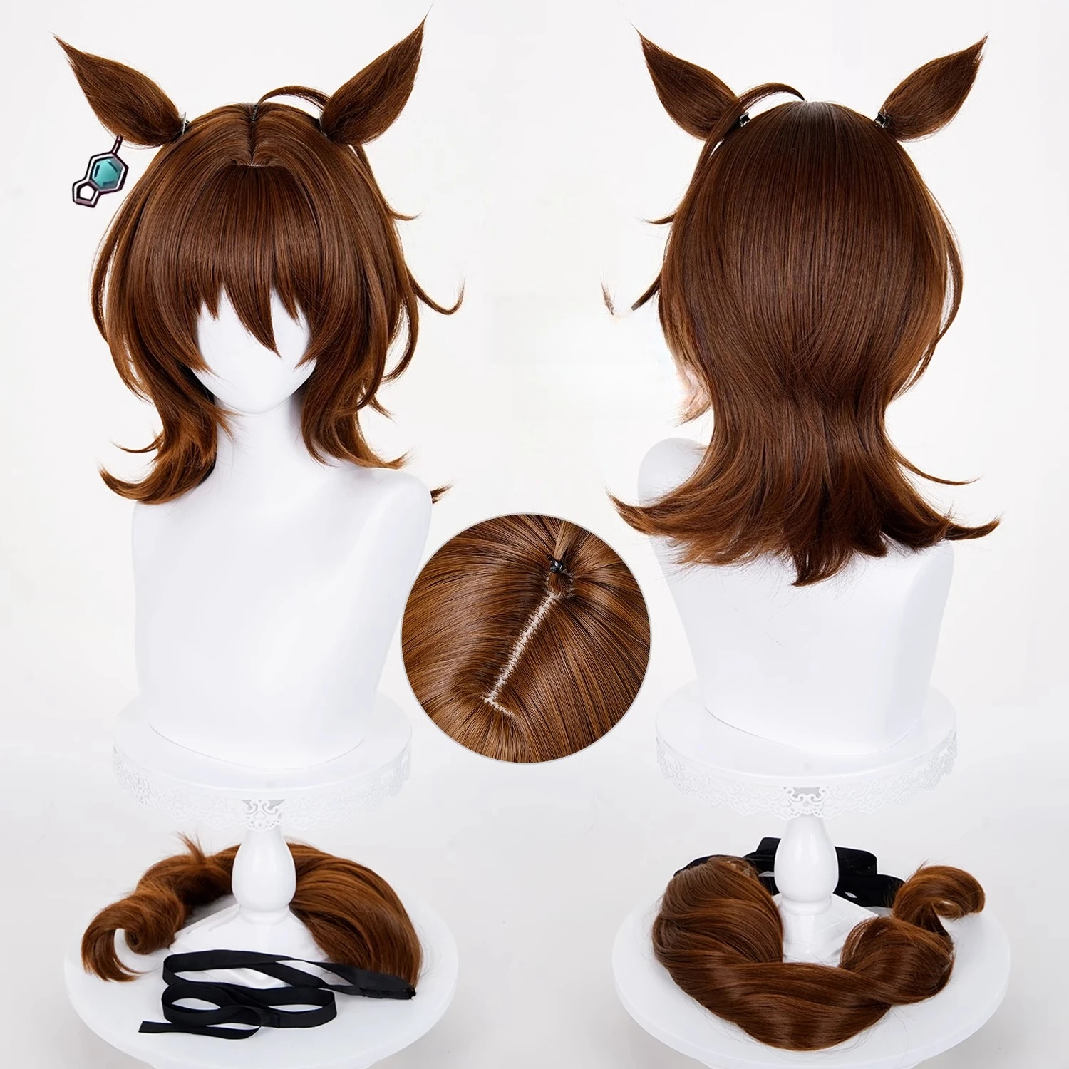 

Air Groove Cosplay Wig Uma Musume Pretty Derby Synthetic Hair Anime Prop Roleplay Party Halloween & Carnival Costumes