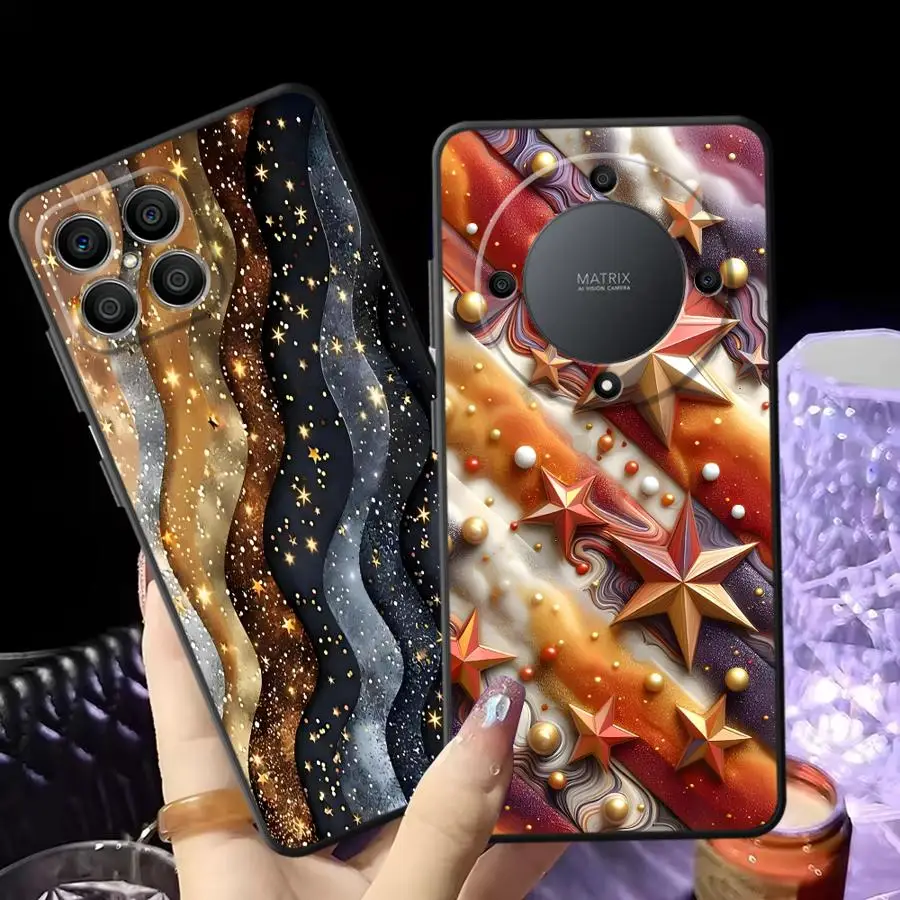 Funda Phone Cover Case for Huawei P20 P40 Lite P30 P20 Pro P20 Lite 2018 P Smart 2019 Night Sky Star Print