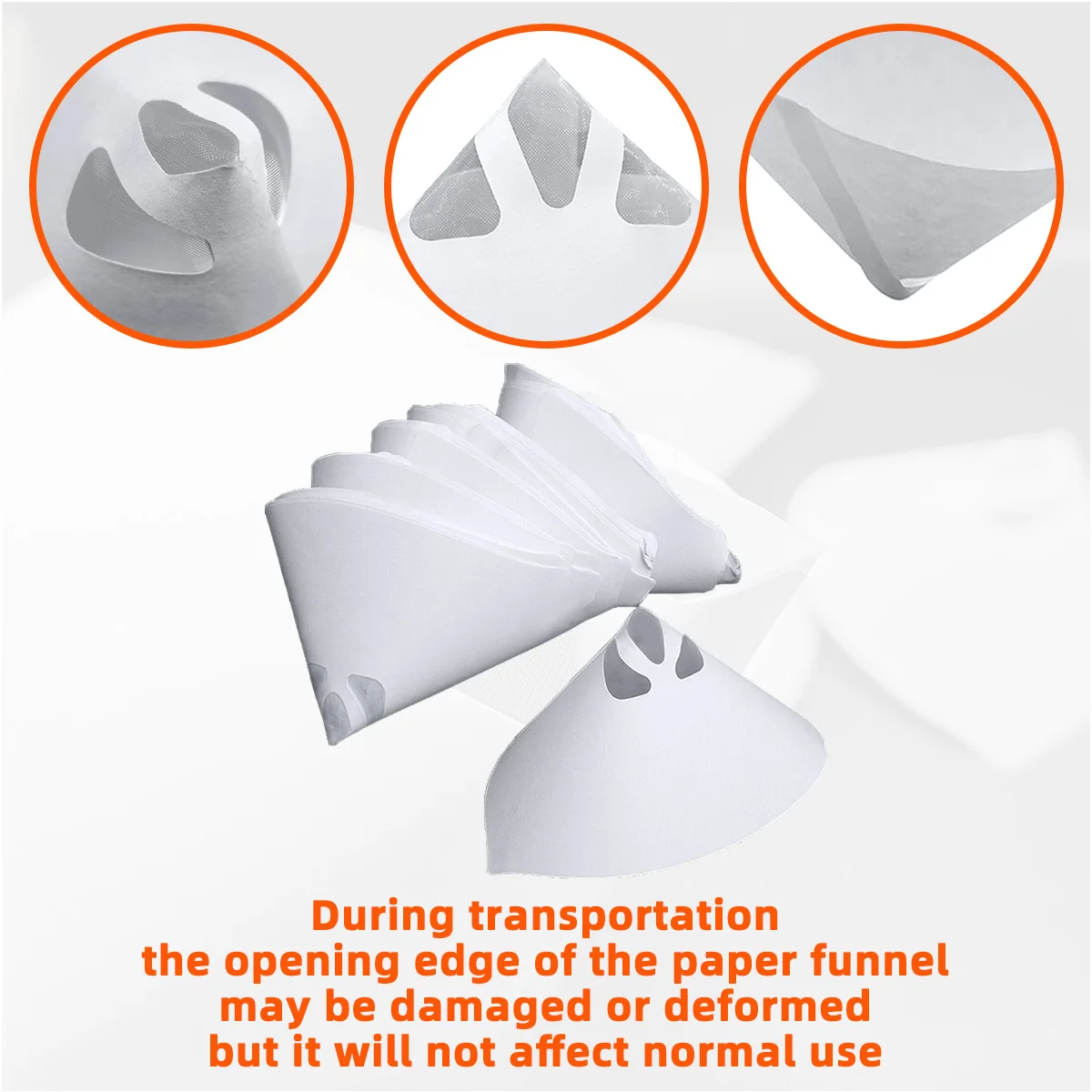 YONGRUN 10/20/50/100PCS Automotive Paint Mesh Filter Funnel Disposable Paint Filter Paper Disposable White Cone Filter Funnel