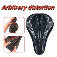 Bicycle Seat Cover Soft Thickened 3D Sponge Polymer Bicycle Saddle Seat Mat Breathable Mountain Cycling Seat Accessories