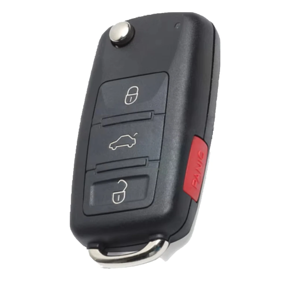 3D 0959753 AK PCF7946 CHIP 315/433 MHz Flip Remote Key Fob Para VW Volkswagen Phaeton Touareg 2002-2010