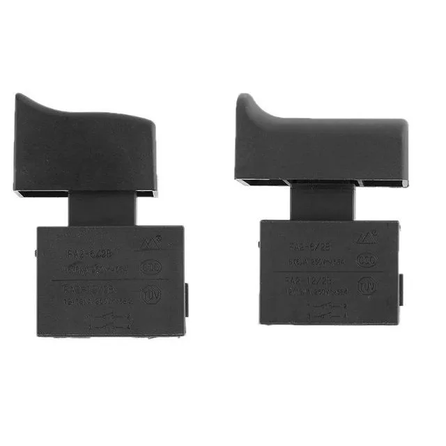 Haakse Slijper Schakelaar FA2 6/2B Hoge Kwaliteit Lock Op Schakelaar voor Snijmachine Elektrische Boor Haakse Slijper 250V ~ 5E4