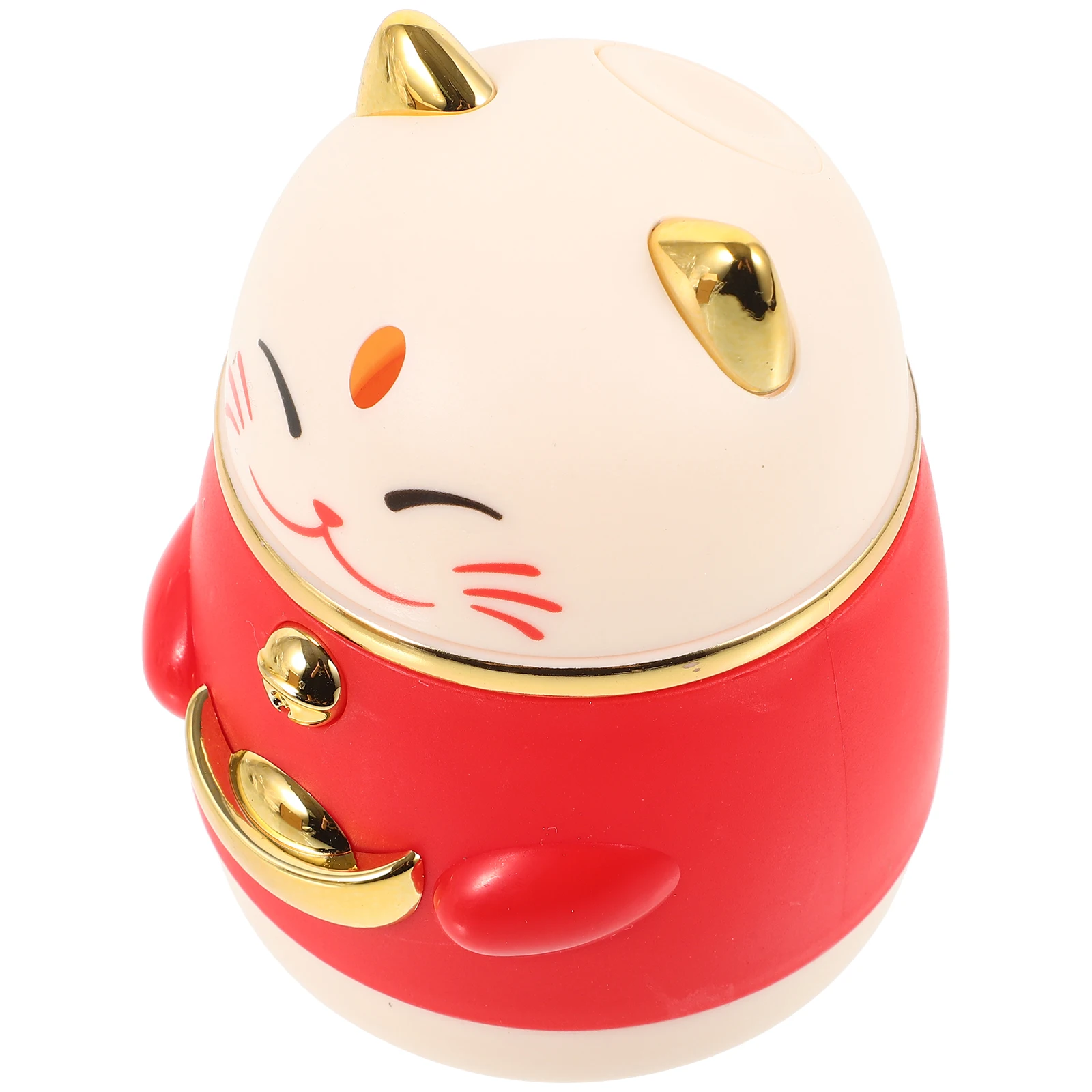 

Plastic Cat Pressing Toothpick Holder Cartoon Style Compact Toothpick Dispenser Box for Household Restaurant Storage Box