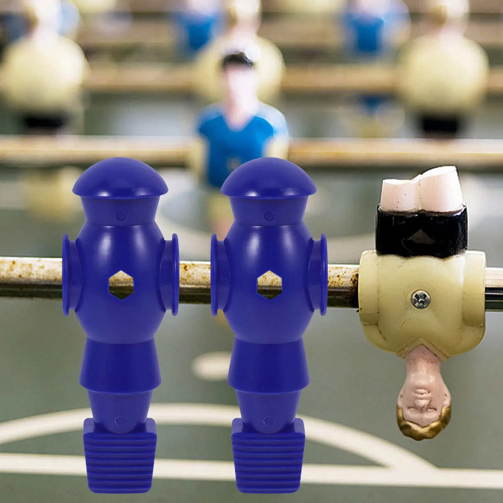 26Pcs Table Football Players Foosball Athletes Precise Play Replacement Parts Standard Rod Compatible Football Game Accessories