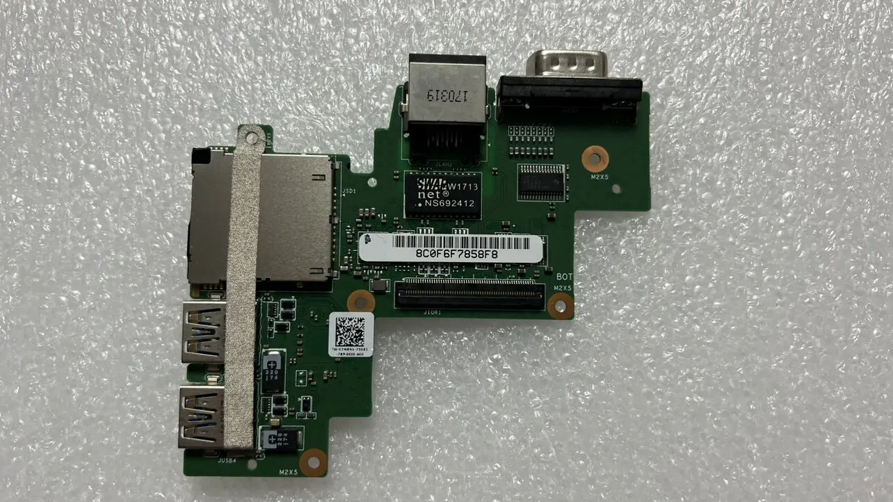 IO Power Button & Ethernet Board for Dell Latitude 7414 Rugged Laptop BCOF6F7858F8