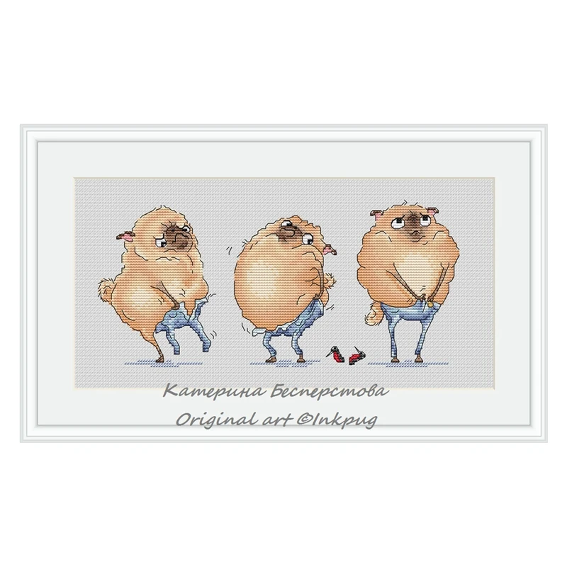 

The cross-stitch set of bullfighting 28ct, 18ct, 14ct and 11ct can be selected as the printed fabric handcrafted material packag