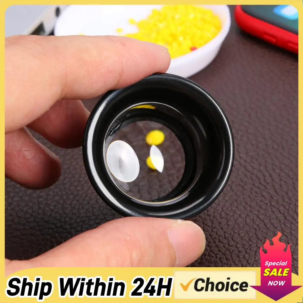 3x/5x/15x Handheld Magnifier Jewelry Optical Glass Portable Monocular Magnifier Lightweight Fit To Eyes Watch Repair Supplies